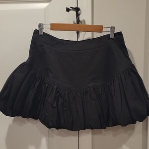 Chic Black A-Line Skirt